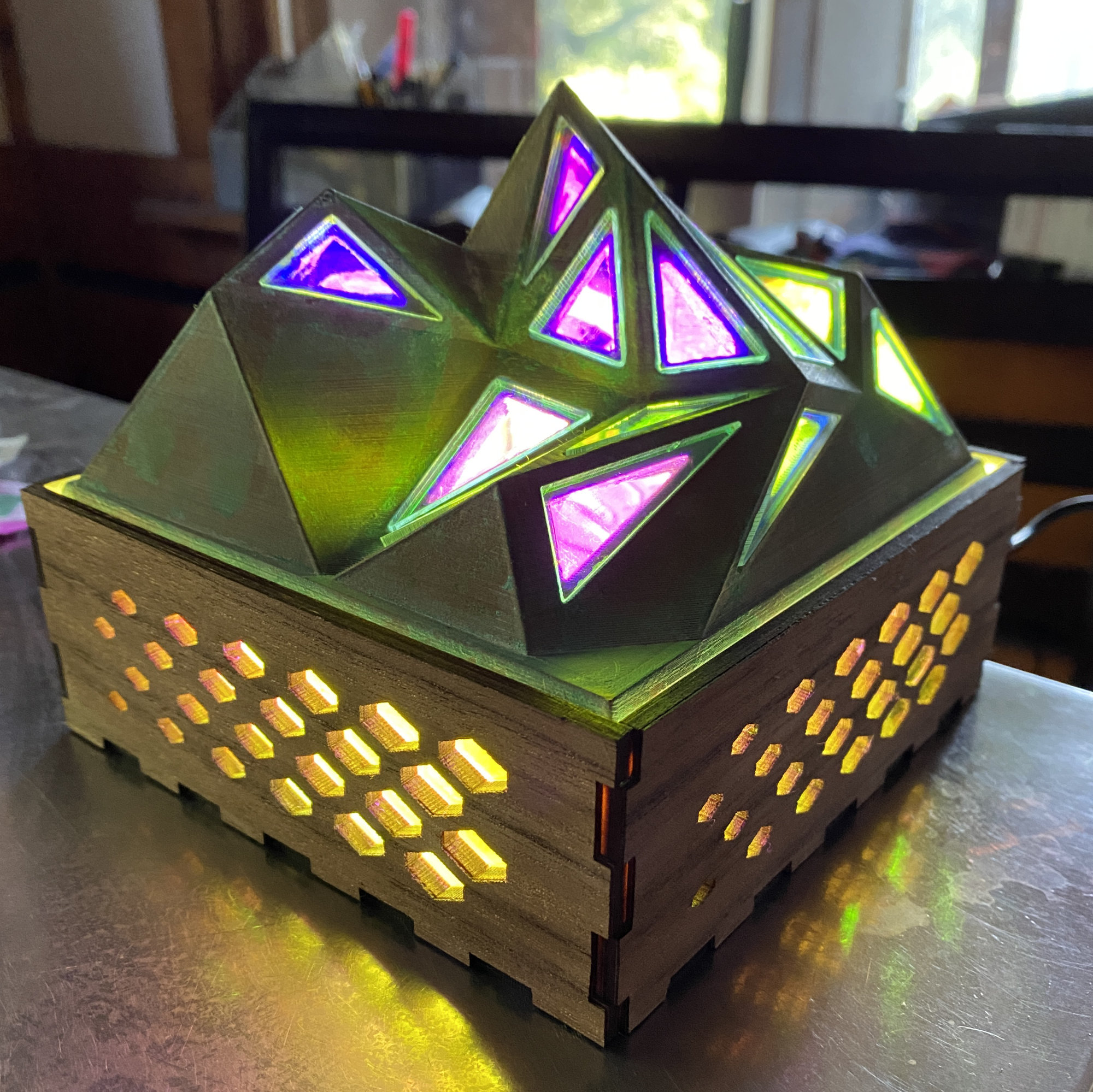 3D Printed Sculpture and Light System